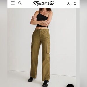 Madewell Olive Green Cargo Pants